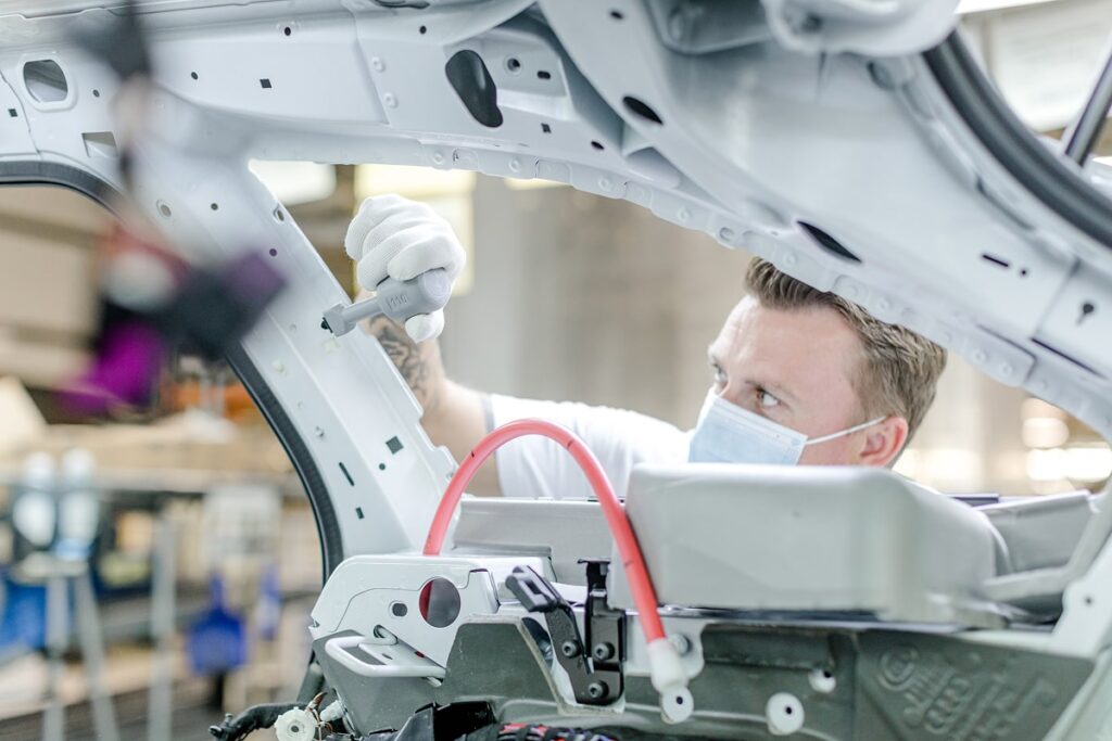Chassis en production - © Audi