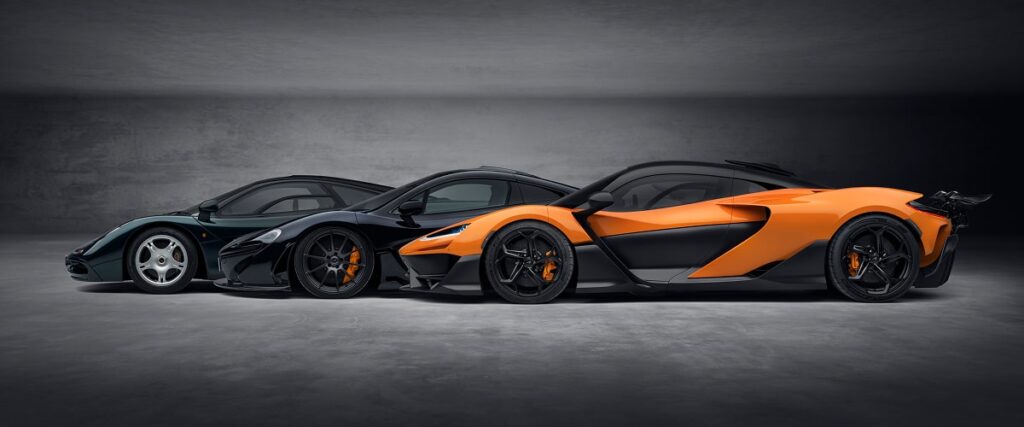 Les McLaren F1, P1 et W1 - © McLaren