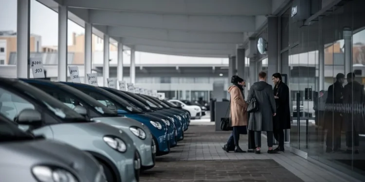 Concession auto française en février